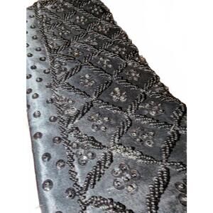 Black Beaded Clutch Evening Bag